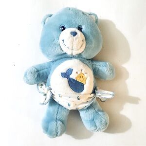 SOLD OUT ———- ORIGINAL CARE BEAR BABY TUGS 11" Blue Plush Kenner RARE Vintage